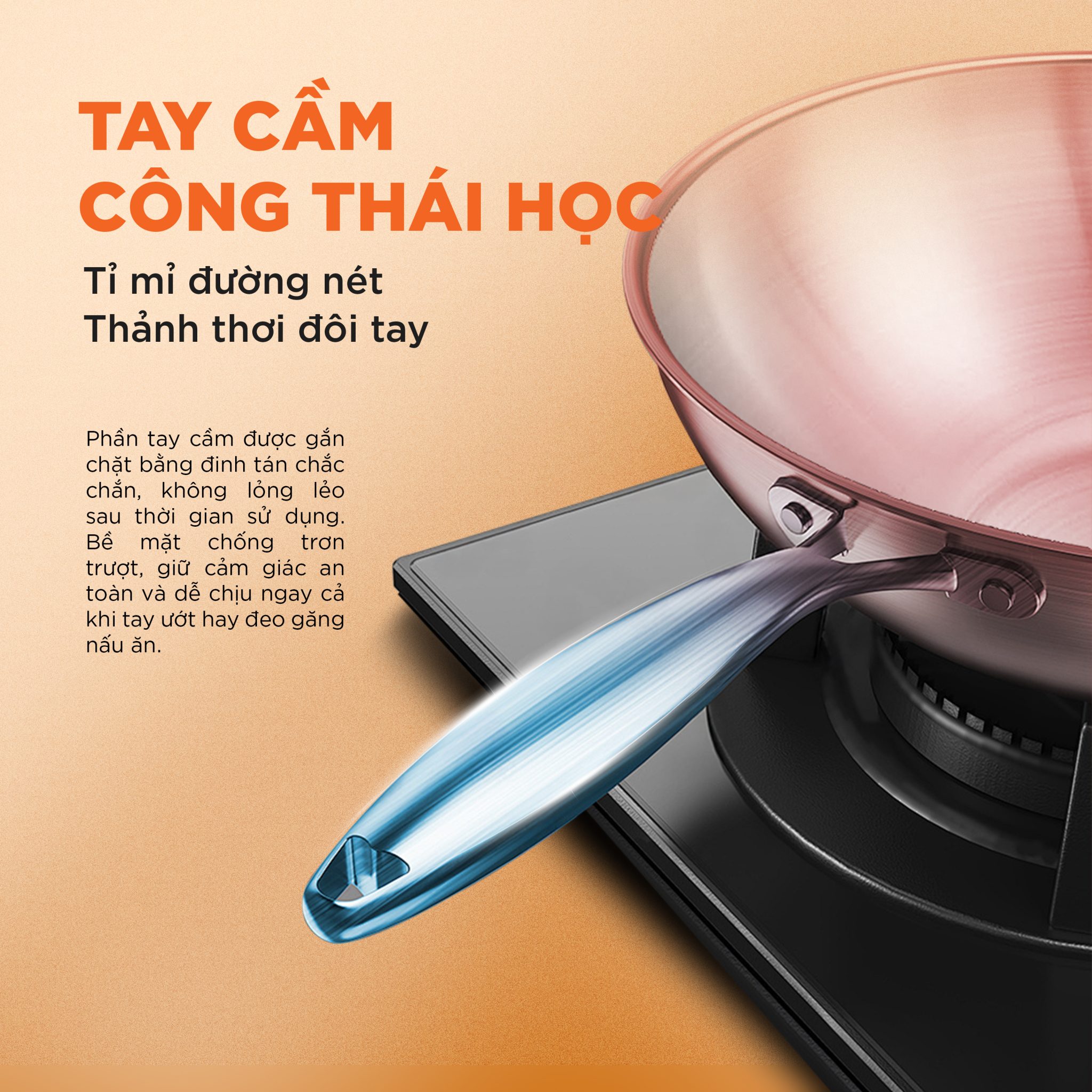 Chảo INOX chống dính tự thân không cần tôi Morico MP600 size 24 ...